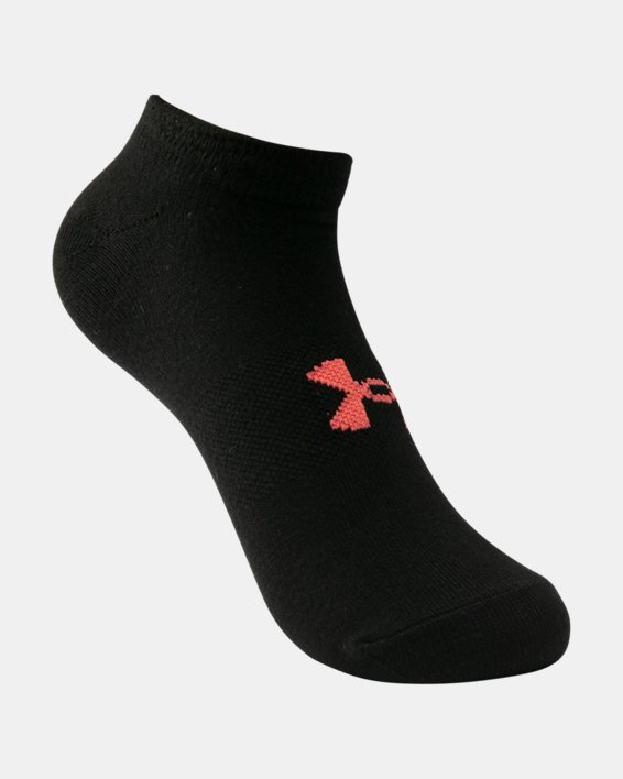 Lot de 6 paires de chaussettes UA Essential No Show pour femme, Black, pdpMainDesktop image number 2